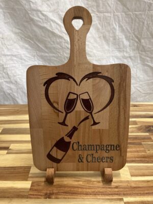 Champagne and cheers - Serveringsbricka fyrkantig